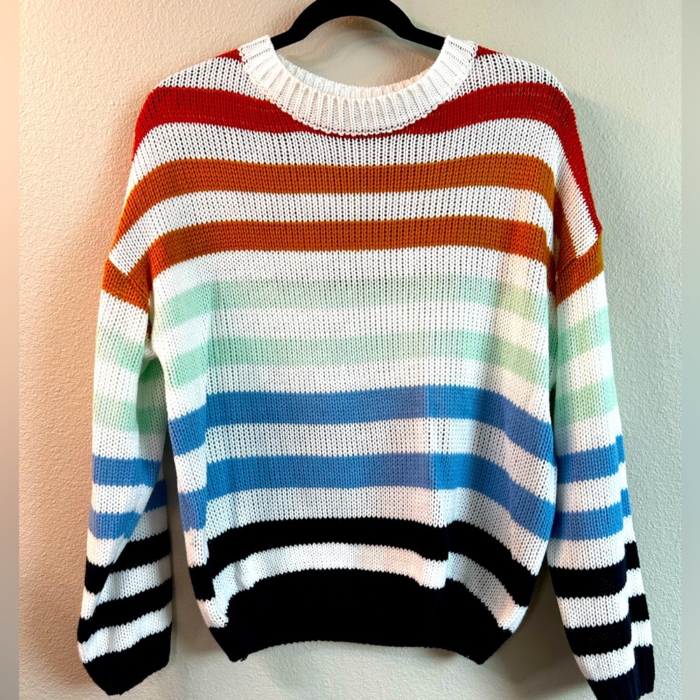 Striped sweater, size small